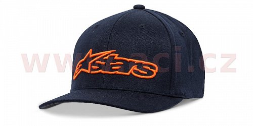 kšiltovka BLAZE FLEXFIT HAT, ALPINESTARS (modrá/oranžová)